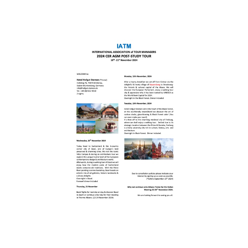 Image representing  from International Association of Tour Managers