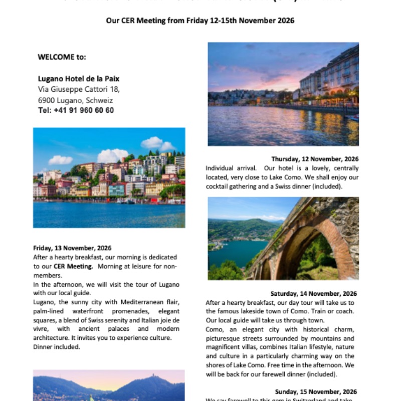 Image representing IATM CER Meeting in Lugano 2026 from International Association of Tour Managers